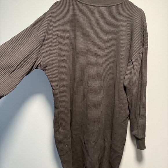 GAP Grey Waffle Tunic Dress Large - Picture 6 of 6